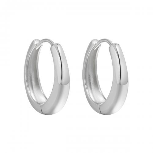 Titanium Steel  Earring fashion jewelry & for woman original color Sold By Pair
