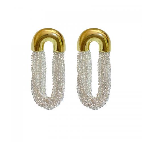 Boucles d'oreilles en alliage de zinc, Placage, bijoux de mode & pour femme, protéger l'environnement, sans nickel, plomb et cadmium, 15x17mm, Vendu par paire