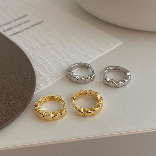 Brass Leverback Earring, Heart, plated, fashion jewelry & for woman, more colors for choice, nickel, lead & cadmium free, 12x10mm, Sold By Pair