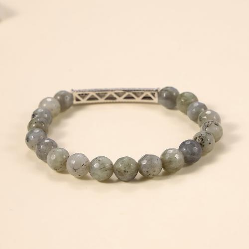 Gemstone Bracelets Apatites fashion jewelry & Unisex Sold By PC