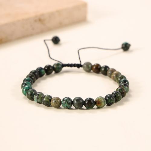Agate Jewelry Bracelet Moss Agate handmade Adjustable & fashion jewelry & Unisex Sold By PC