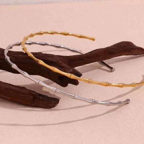 Kragen Halskette, 316 L Edelstahl, Modeschmuck & für Frau, keine, frei von Nickel, Blei & Kadmium, Inner diameter: 130mm, width :4.4mm., verkauft von PC