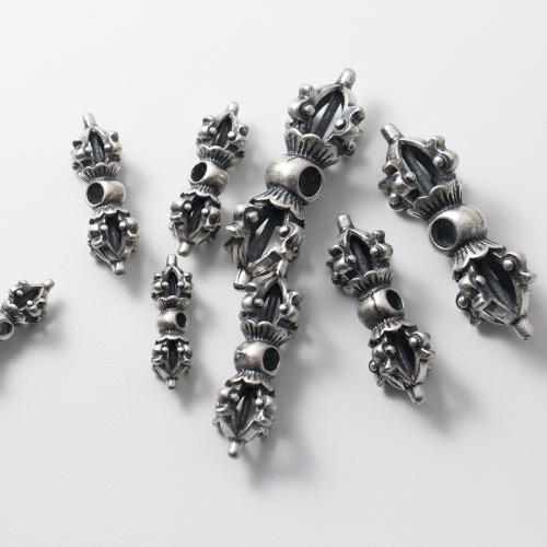 Spacer perle Nakit, 925 Sterling Silver, možete DIY & različite veličine za izbor, izvorna boja, Prodano By PC