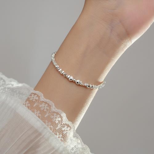 925 Sterling Silver Bangle Bracelet with 4CM extender chain handmade for woman silver color Length Approx 16.5 cm Sold By PC