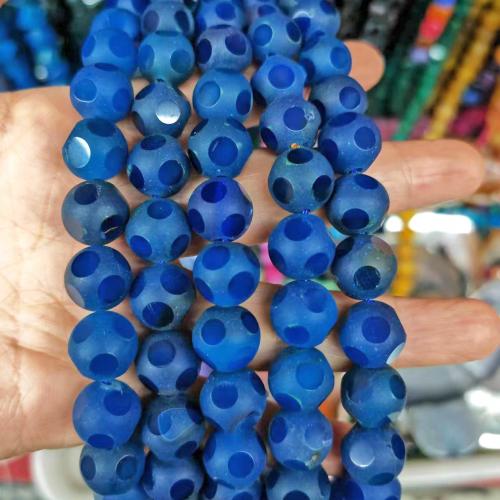 Agate Beads Round polished DIY 12mm Sold Per Approx 38 cm Strand