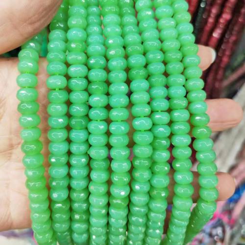 Perles bijoux en pierres gemmes, Pierre naturelle, abaque, poli, DIY & facettes, plus de couleurs à choisir, 8mm, Environ 45PC/brin, Vendu par brin