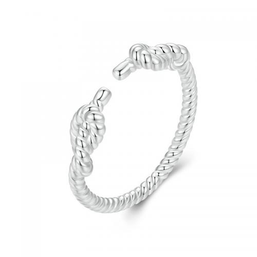 Ezüst ékszer Finger Ring, 925 ezüst, divat ékszerek & a nő, nikkel, ólom és kadmium mentes, Méret:8, Által értékesített PC