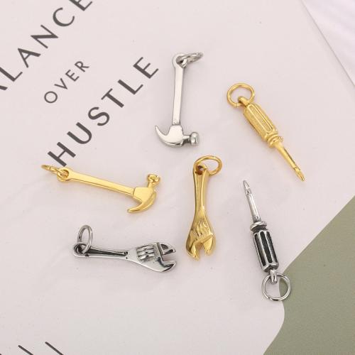 Stainless Steel Pendants, 304 Stainless Steel, Hand, plated, DIY & different styles for choice, more colors for choice, 14x15mm, Sold By PC