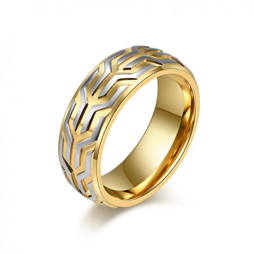 Ring Finger ze stali nierdzewnej, Stal nierdzewna 304, biżuteria moda & różnej wielkości do wyboru & dla człowieka, dostępnych więcej kolorów, bez zawartości niklu, ołowiu i kadmu, sprzedane przez PC