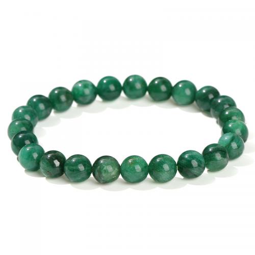 Euchlorite Kmaite Bracelet Round handmade & for woman Length Approx 6 Inch Sold By PC