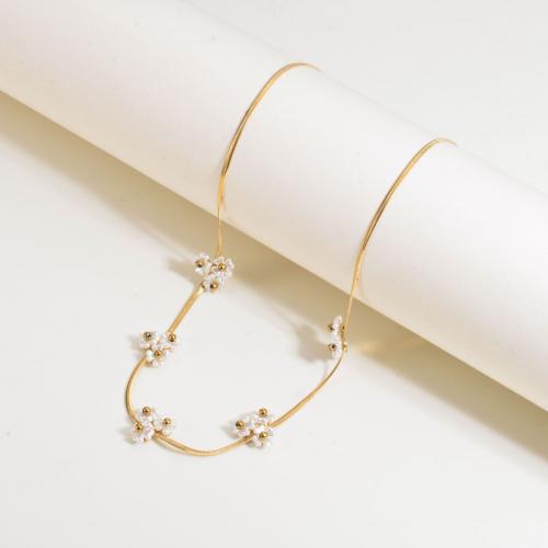 Stainless Steel smycken halsband, 304 rostfritt stål, mode smycken & olika stilar för val & för kvinna, gyllene, 20x35mm, Säljs av Strand