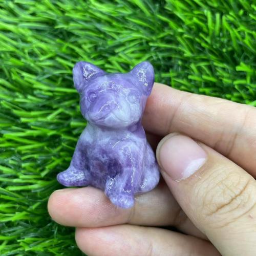Fashion Decoration, Natural Stone, Dog, for home and office & cute & different materials for choice, more colors for choice, 40mm, Sold By PC