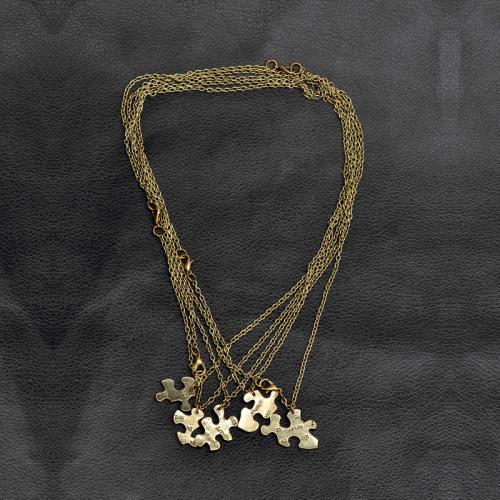 Tibetan Style Jewelry Necklace, gold color plated, detachable & for woman, nickel, lead & cadmium free, 49x39mm, Sold By PC