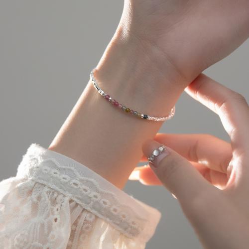 925 Sterling Silver Bangle Bracelet, with 4CM extender chain, plated, for woman, silver color, Length:Approx 16.5 cm, Sold By PC