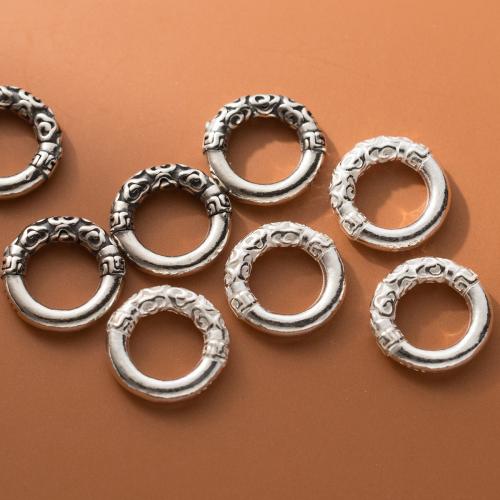 925 Sterling Silver Jump Ring, Antique finish, DIY, more colors for choice, 14mm, Sold By PC