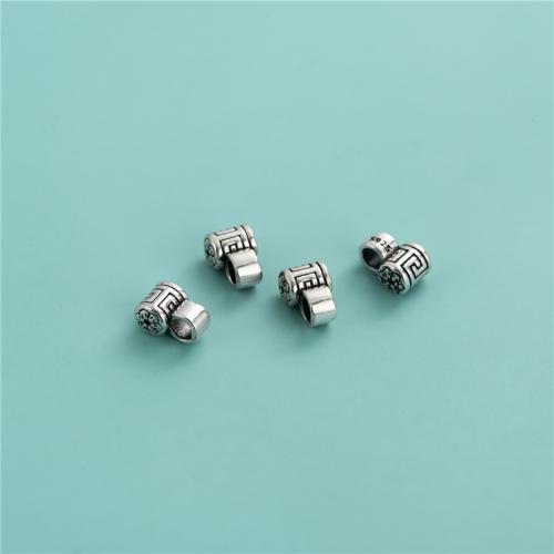 Кулоны из серебра, 925 пробы, Винтаж & DIY, 7x4.70mm, отверстие:Приблизительно 2.5mm, продается PC