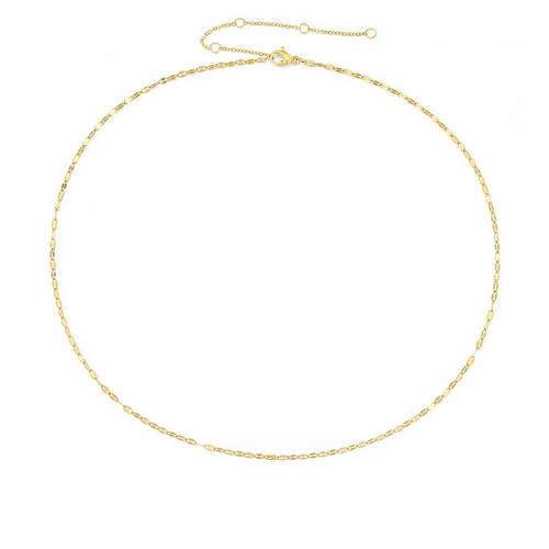 Halskette, 316 Edelstahl, mit Verlängerungskettchen von 8cm, Modeschmuck & für Frau, keine, frei von Nickel, Blei & Kadmium, Länge:ca. 42 cm, verkauft von PC