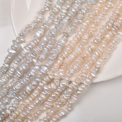 Perles nacres baroques de culture d'eau douce , perle d'eau douce cultivée, DIY, plus de couleurs à choisir, Length about 7-8mm, Vendu par Environ 38-39 cm brin