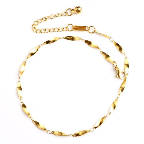 Stainless Steel Anklet 304 Stainless Steel with 5CM extender chain plated for woman Length Approx 25.5 cm Sold By PC