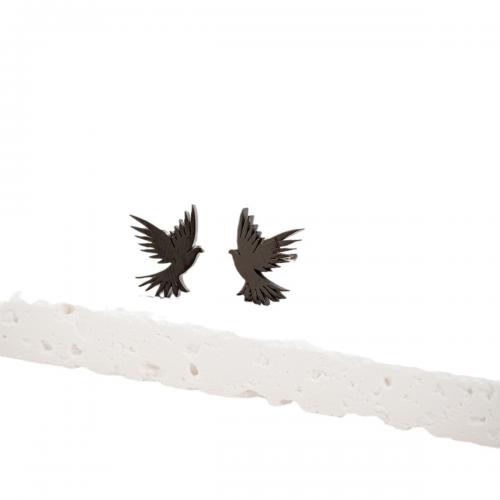 Stainless Steel Stud Earrings 304 Stainless Steel Eagle fashion jewelry & for woman Sold By Pair