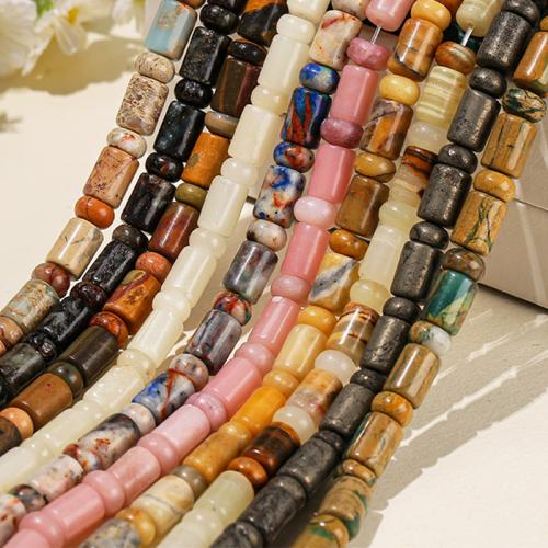 Koraliki z kameniem szlachetnym, Kamień szlachetny, obyty, DIY & do wyboru różne materiały, beads size 6x8mm, 4x6mm, sprzedane przez Strand