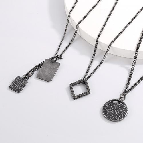 Stainless Steel Jewelry Necklace 304 Stainless Steel fashion jewelry & for man Length Approx 65 cm Sold By PC