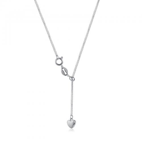 Stainless Steel Jewelry Necklace, 304 Stainless Steel, plated, for woman, more colors for choice, Length:Approx 46 cm, Sold By PC
