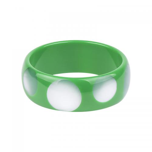 Resin Bracelets, fashion jewelry & for woman, more colors for choice, 33mm, Inner Diameter:Approx 67mm, Sold By PC