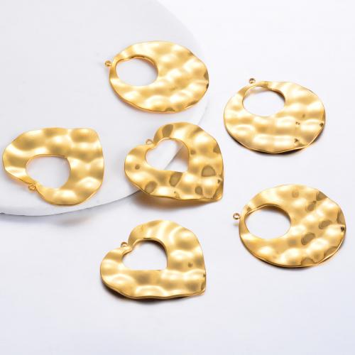 Stainless Steel Pendants, 304 Stainless Steel, gold color plated, DIY & different styles for choice, more colors for choice, 5PCs/Bag, Sold By Bag