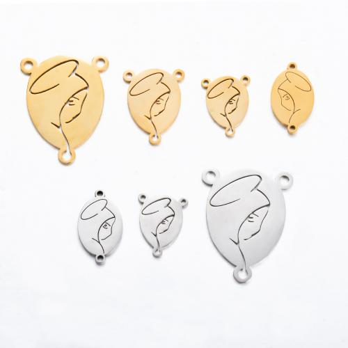 Stainless Steel Pendants, 304 Stainless Steel, plated, DIY & different styles for choice & 2/1 loop & 1/1 loop, more colors for choice, 10PCs/Bag, Sold By Bag