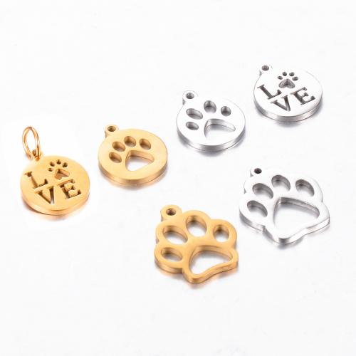 Stainless Steel Pendants, 304 Stainless Steel, plated, DIY & different styles for choice, more colors for choice, 10PCs/Bag, Sold By Bag
