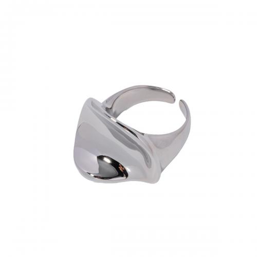 Edelstahl Ringe, 304 Edelstahl, Modeschmuck & für Frau, originale Farbe, frei von Nickel, Blei & Kadmium, Inner Diameter:1.84cm, verkauft von PC