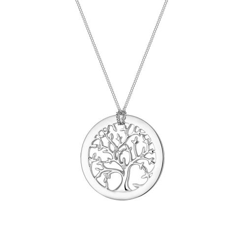 Nehrđajućeg čelika, nakit ogrlice, 304 nehrđajućeg čelika, modni nakit & za žene & s Rhinestone, izvorna boja, Dužina Približno 45 cm, Prodano By PC
