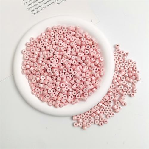 Porcelain Jewelry Beads Flat Round DIY Approx 1.5mm Approx Sold By Strand
