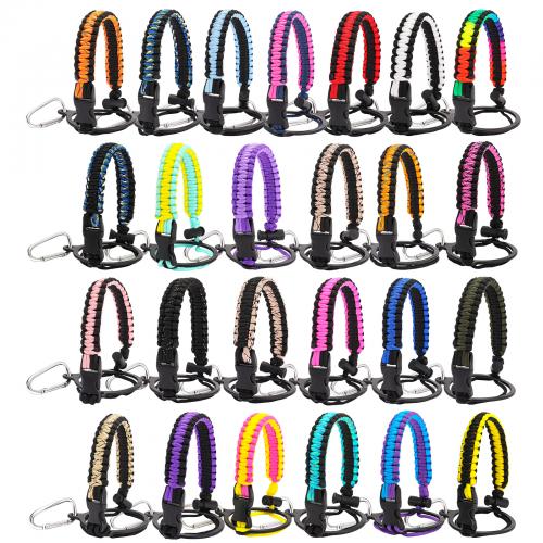 Parachute Cord Water Bottles Hanging Buckle, durable, more colors for choice, Length:420 mm, Sold By PC