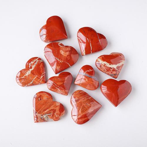 Jade Red Decoration Heart Sold By Lot