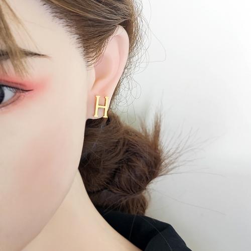 Boucle d'oreille Acier Titane, bijoux de mode & styles différents pour le choix & pour femme & avec strass, plus de couleurs à choisir, protéger l'environnement, sans nickel, plomb et cadmium, 10mm, Vendu par paire