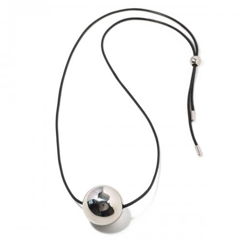 Nehrđajućeg čelika, nakit ogrlice, 304 nehrđajućeg čelika, s Vosak, modni nakit & za žene, izvorna boja, 25.10mm, Prodano Per Približno 64 cm Strand