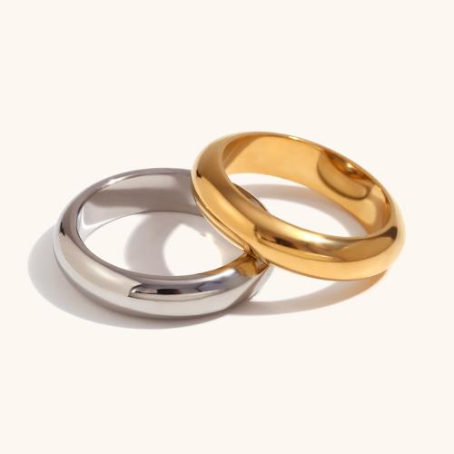خاتم إصبع الفولاذ المقاوم للصدأ, 316L الفولاذ المقاوم للصدأ, مجوهرات الموضة & حجم مختلفة للاختيار & للمرأة, المزيد من الألوان للاختيار, تباع بواسطة PC