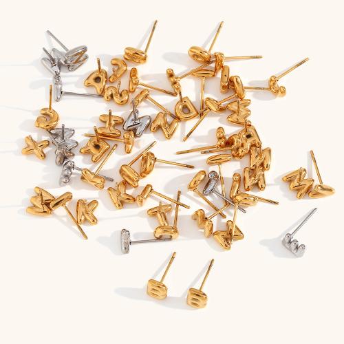 Stainless Steel Stud Earrings, 316L Stainless Steel, Vacuum Ion Plating, fashion jewelry & different styles for choice & for woman, more colors for choice, Sold By Pair