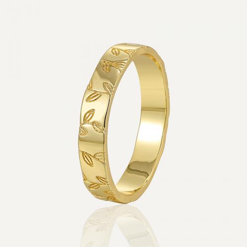 Brass δάχτυλο του δακτυλίου, Ορείχαλκος, επιχρυσωμένο, διαφορετικό μέγεθος για την επιλογή & για τη γυναίκα, περισσότερα χρώματα για την επιλογή, Sold Με PC