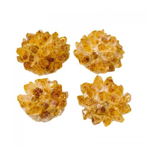 Citrine Decoration, druzy style & different styles for choice, decoration length 70-95mm, Sold By PC