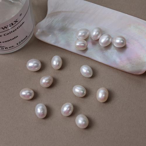 Keshi Cultured Freshwater Pearl Beads DIY white Length about 10mm Hight about 13-14mm Sold By PC