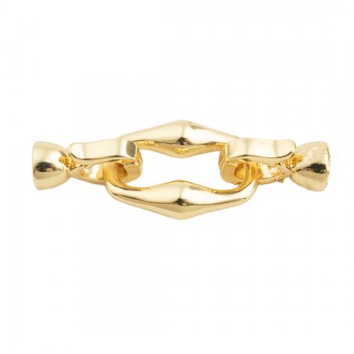 Brass Bracelet & Bangle, 14K gold plated, DIY, nickel, lead & cadmium free, 26.50x12x7mm, Hole:Approx 1.5mm, Sold By PC