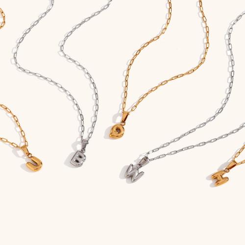 Stainless Steel Jewelry Necklace 316L Stainless Steel with 5cm extender chain Vacuum Ion Plating fashion jewelry & for woman Sold Per Approx 40 cm Strand