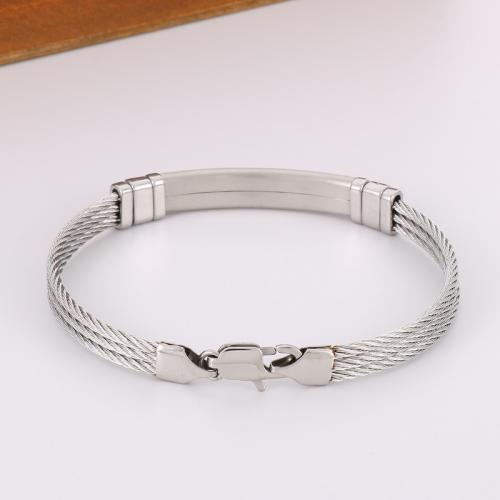 Titanium Steel Bracelet & Bangle plated for man Sold By PC