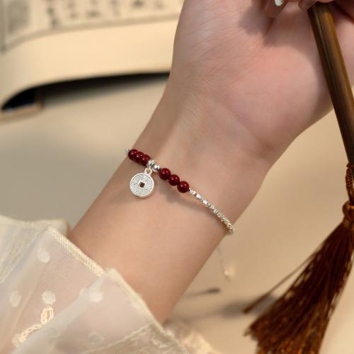 925 Sterling Silver Bangle Bracelet, with 4CM extender chain, plated, for woman, silver color, Length:Approx 15.5 cm, Sold By PC