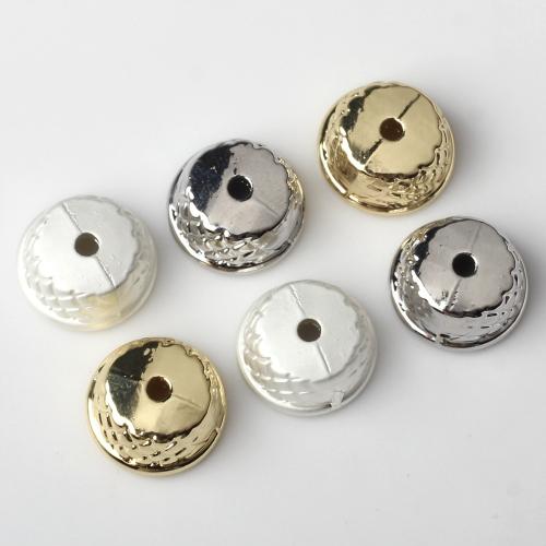 Zinc Alloy Spacer Beads Bowl plated DIY nickel lead & cadmium free 12mm Sold By PC