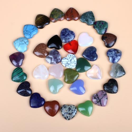 Fashion Decoration, Gemstone, Heart, fashion jewelry, more colors for choice, 30x5mm, 20PCs/Bag, Sold By Bag