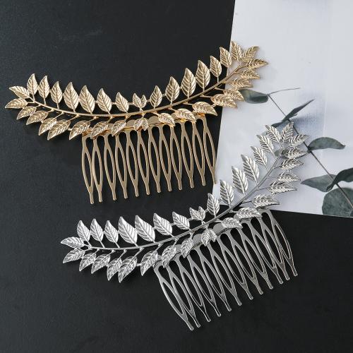 Decorative Hair Combs, Tibetan Style, fashion jewelry & for woman, more colors for choice, nickel, lead & cadmium free, 132x55mm, Sold By PC